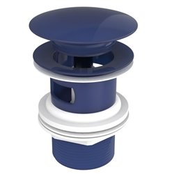 Vidage Nu clic-clac bleu cobalt ø65 mm