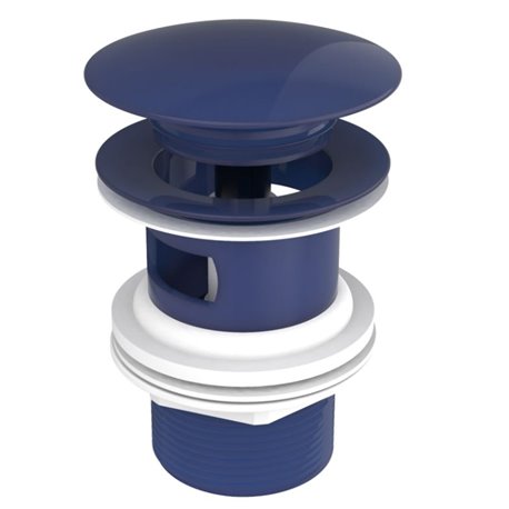 Vidage Nu clic-clac bleu cobalt ø65 mm