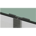 Profilé en H Kinewall Design KINWALL202HAB 202 cm Argent Brillant