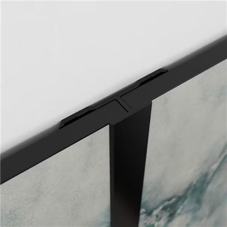 Profilé en H Kinewall Design KINWALL202HNIG 202 cm Noir intense grainé