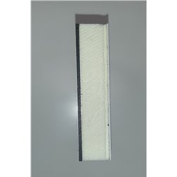 Panneau de douche renforcé Integra Essentiel 100x202 cm blanc satiné - profilé blanc