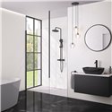 Panneau de douche Kinewall Design 100x202 cm Marbre Iceberg
