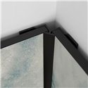 Profilé en L Kinewall Design KINWALL250LNIG 250 cm Noir intense grainé