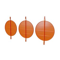 Lot de 3 volets de réglage de débit d'air Ø 200 mm VRD3XS