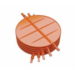 Lot de 5 volets de réglage de débit d'air Ø 200 mm VRD5S