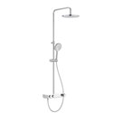Colonne de douche Index-T Switch Chromée H 780-1130 mm 2 voies thermostatique