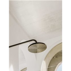 Colonne de douche Even-T Round Titanium Black H 800-1175 mm thermostatique