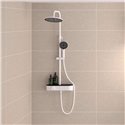 Colonne de douche Aquanova thermostatique Blanc mat
