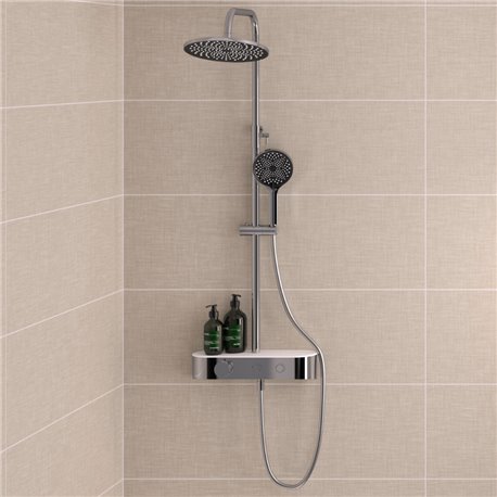Colonne de douche Aquanova thermostatique Chromé