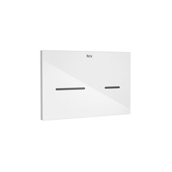 Plaque de déclenchement Duplo One EP3 dual Blanc brillant