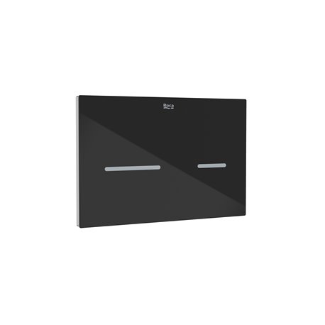 Plaque de déclenchement Duplo One EP3 dual Onyx