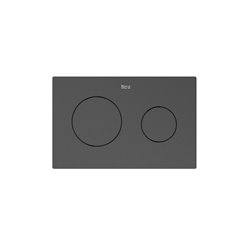 Plaque de déclenchement PL10 One Double Titanium black brossé