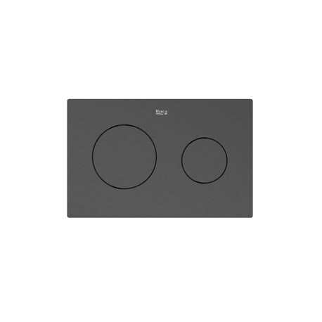 Plaque de déclenchement PL10 One Double Titanium black brossé