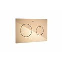 Plaque de déclenchement PL10 One Double Rose gold