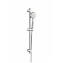Ensemble de douche Stella 100/3 Ø 100 mm avec barre coulissante 700 mm et flexible 1,70 m 3 fonctions chromé