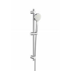 Ensemble de douche Stella 100/1 Ø 100 mm avec barre coulissante 700 mm et flexible 1,70 m chromé
