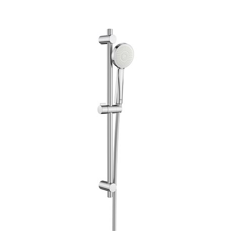 Ensemble de douche Stella 100/1 Ø 100 mm avec barre coulissante 700 mm et flexible 1,70 m chromé