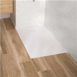 Receveur de douche Kinecity 100x80 cm aspect pierre