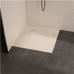 Receveur de douche Kinediva 90x90 cm beige