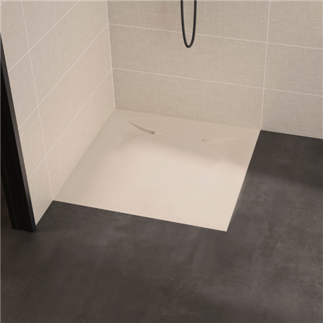 Receveur de douche Kinediva 90x90 cm beige Receveur de douche Kinediva 90x90 cm beige