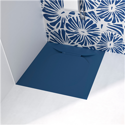 Receveur de douche Kinediva 90x90 cm bleu marine