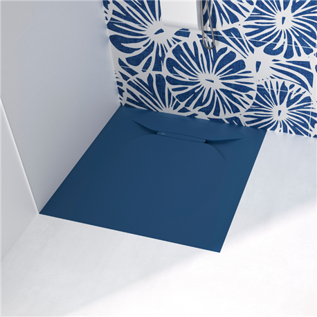 Receveur de douche Kinediva 90x90 cm bleu marine Receveur de douche Kinediva 90x90 cm bleu marine