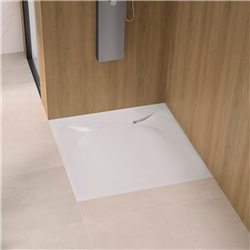 Receveur de douche Kinediva 100x100 cm blanc