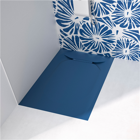 Receveur de douche Kinediva 100x80 cm bleu marine Receveur de douche Kinediva 100x80 cm bleu marine