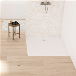 Receveur de douche Kinesurf Nova 80x80 cm blanc