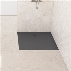 Receveur de douche Kinesurf Nova 100x100 cm gris anthracite