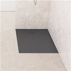 Receveur de douche Kinesurf Nova 120x100 cm gris anthracite