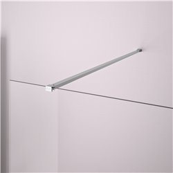 Barre de renfort pour paroi Solo 6+ chromé