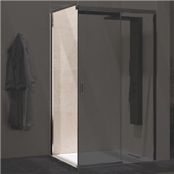 Paroi fixe Flat F profilé à gauche (pour porte avec partie fixe à droite) 700 mm