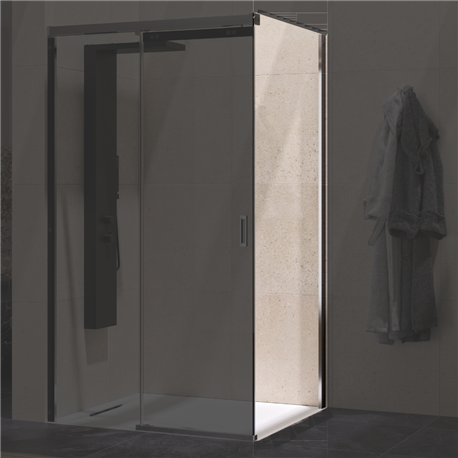 Paroi fixe Flat F profilé à droite (pour porte avec partie fixe à gauche) 1000 mm