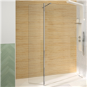 Volet pivotant pour paroi walk-in Solo Design 6 chromé