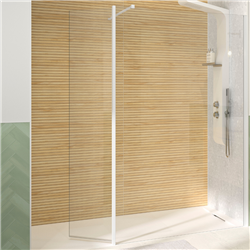 Volet pivotant pour paroi walk-in Solo Design 6 blanc mat
