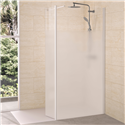 Volet pivotant de douche Solo 6+ droite sérigraphie Cosmos 35 cm pour paroi walk-in Solo 6+ Blanc