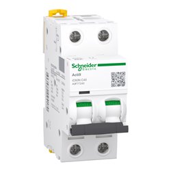 Disjoncteur Acti9 A9F77240 2P 40 A Courbe C
