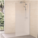 Paroi de douche Solo 6+ sérigraphie Cosmos XL 140 cm H.200 cm profilé profilé blanc grainé