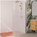 Paroi de douche Solo 6+ sérigraphie Cosmos XL 120 cm H.200 cm profilé chromé
