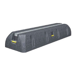 Support au sol en caoutchouc avec petit rail 600 mm