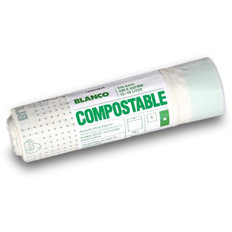 Sacs poubelle compostables taille M