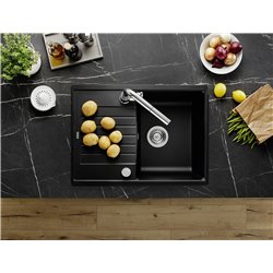 Evier Zia 45 S Compact Noir 526009
