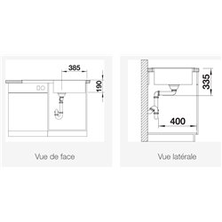 Evier Zia XL 6 S Blanc 517713