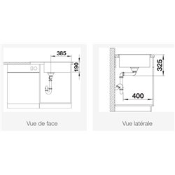 Evier Zia XL 6 S Compact Café 523282