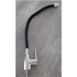 Mitigeur cuisine monotrou sur gorge avec flexible autoportant 2526T2