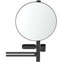 Miroir Alu+ Beauty bar 50 Noir mat ⌀ 508 mm BD587XG