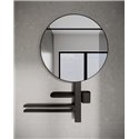 Miroir Alu+ Beauty bar 50 Noir mat ⌀ 508 mm BD587XG