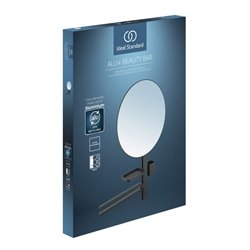 Miroir Alu+ Beauty bar 50 Noir mat ⌀ 508 mm BD587XG