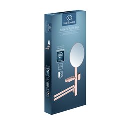 Miroir Alu+ Beauty bar 30 Rose brossé ⌀ 328 mm BD588RO